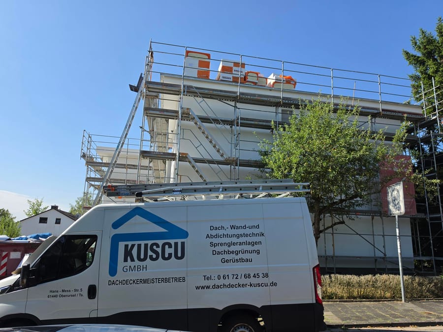 Neu ausgeführte Flachdachsanierung Kelkheim, Heinrich-von-Kleist-Straße 9